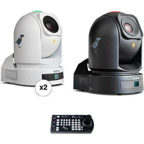 BirdDog P240 40X Full NDI PTZ Camera Bundle (2 x White, 1 x Black) - BDP240BUNDLE-WWB Production BirdDog