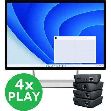 BirdDog VideoWall Software with 4 x PLAY 4K NDI Players Kit - BDVW-4PACK Production BirdDog