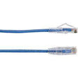Black Box C6APC28-BL-10 10FT BLUE CAT6A SLIM 28AWG PATC H CABLE 500MHZ UTP CM SNAGLESS Audio & Video Cables Black Box