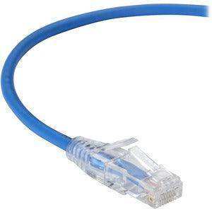 Black Box C6APC28-BL-10 10FT BLUE CAT6A SLIM 28AWG PATC H CABLE 500MHZ UTP CM SNAGLESS Audio & Video Cables Black Box
