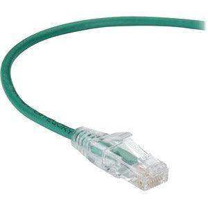 Black Box C6APC28-GN-10 10FT GREEN CAT6A SLIM 28AWG PAT CH CABLE 500MHZ UTP CM SNAGLESS Audio & Video Cables Black Box