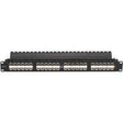 Black Box JPM820A-HD CAT6 PATCH PANEL FEED-THROUGH 1 U UNSHIELDED 48-PORT Networking Black Box