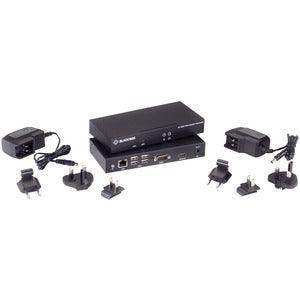 Black Box KVXLCH-100 KVM Extender CATx - 4K SH HDMI USB 2.0 Serial Audio Local Video KVM Switches Black Box