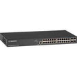 Black Box LPB3028A MGD POE+ SWITCH - 24 10/100/ 1000 RJ45 POE+ 4 100/1000 SFP+ Networking Black Box
