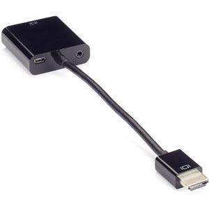 Black Box VA-HDMI-VGA VIDEO ADAPTER DONGLE HDMI MALE TO VGA FEMALE WITH AUDIO Networking Black Box