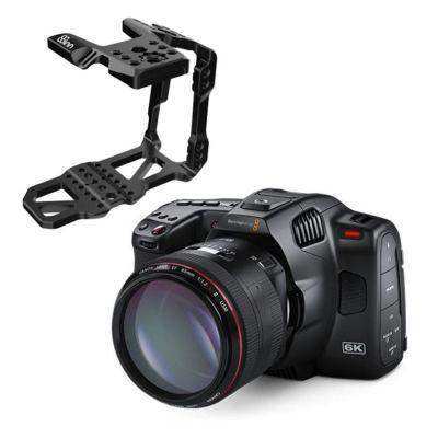 Blackmagic Design Pocket Cinema Camera 6K Pro & 8Sinn Half Cage for BMPCC 6K Pro / 6K G2 Bundle Production Blackmagic Design