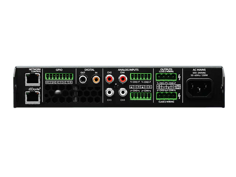 Blaze Audio PowerZone Connect 504D - 500 W DSP-enabled Class-D amplifier with 2 channels and Dante - UBX-888-029 Audio Amplifiers Blaze Audio