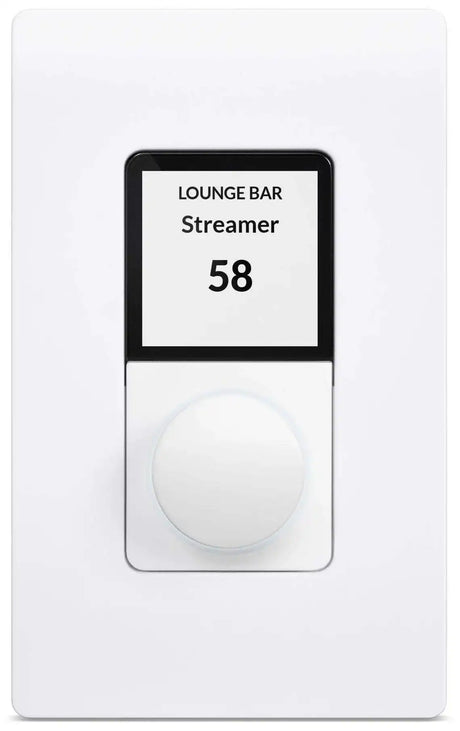 Blaze Audio Wall-S1-W-US Single Gang Networked Smart Controller (White) - BGM-888-003 Audio Amplifiers Blaze Audio