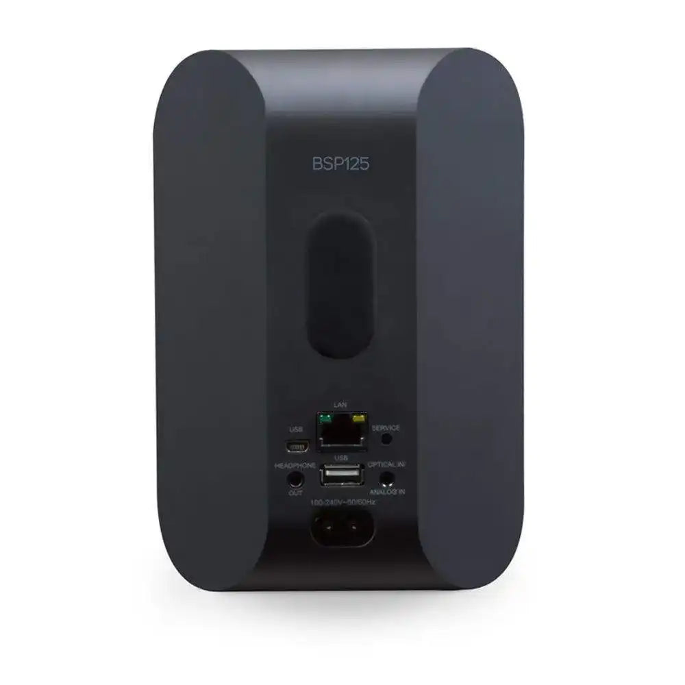 Bluesound BSP125-B Compact Network Streaming Speaker (Black) Speakers Bluesound Professional