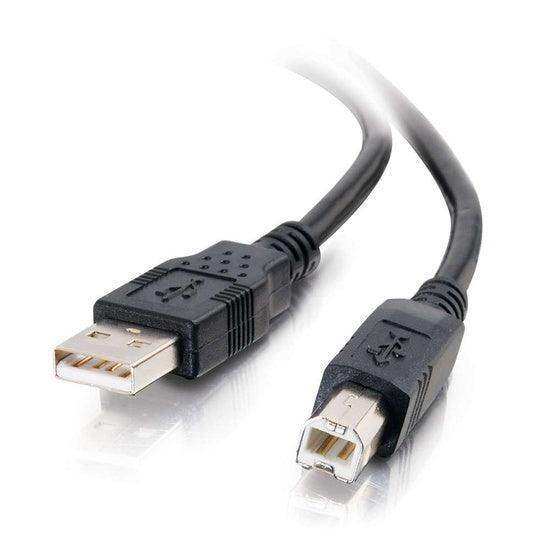 C2G 5m USB 2.0 A/B Cable - Black (16.4ft) - CG28104 Audio & Video Cables C2G