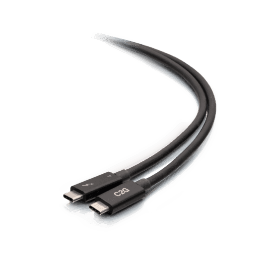 C2G C2G28887 6ft (2m) Thunderbolt™ 4 USB-C® Active Cable (40Gbps) Audio & Video Cables C2G