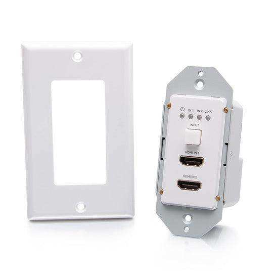 C2G C2G30022 4K Dual HDMI HDBaseT 1 Gang Wall PlateTX Audio & Video Cables C2G