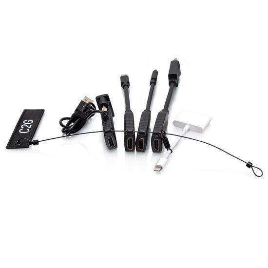 C2G C2G30042 HDMI Dongle Ring DP mDP USB-C Lightn VGA Audio & Video Cables C2G