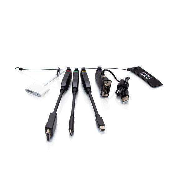 C2G C2G30042 HDMI Dongle Ring DP mDP USB-C Lightn VGA Audio & Video Cables C2G