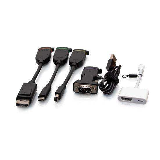 C2G C2G30042 HDMI Dongle Ring DP mDP USB-C Lightn VGA Audio & Video Cables C2G