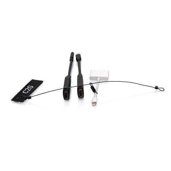 C2G C2G30045 HDMI Dongle Ring mDP USB-C Lightning Audio & Video Cables C2G