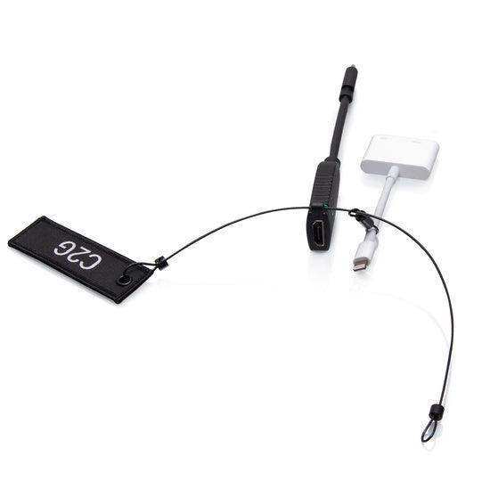 C2G C2G30051 Universal 4K HDMI® Dongle Adapter Ring with Color Coded USB-C® and Lightning Audio & Video Cables C2G