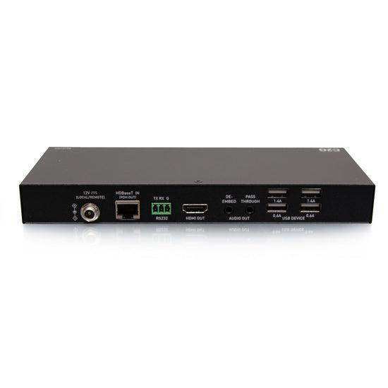 C2G C2G31020 HDBaseT Dual HDMI USBC WP TX and Box RX Video Transmitters C2G