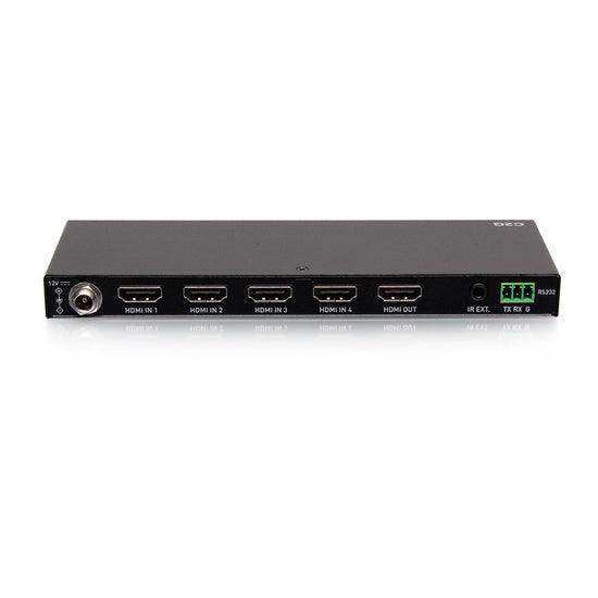C2G C2G41604 4-Port HDMI® Switch - 4K 60Hz Video Transmitters C2G