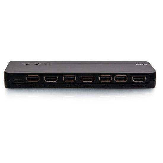 C2G C2G54541 USB-C®/HDMI® 3-Input Combo to HDMI 1-Output KVM with Power Delivery - 4K 60Hz Electronics C2G