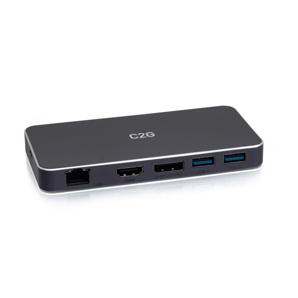 C2G C2G54543 USB-C® 7-in-1 Dual Display MST Docking Station with HDMI®, DisplayPort™, Ethernet, USB, and Power Delivery up to 100W - 4K 60Hz Electronic Accessories C2G