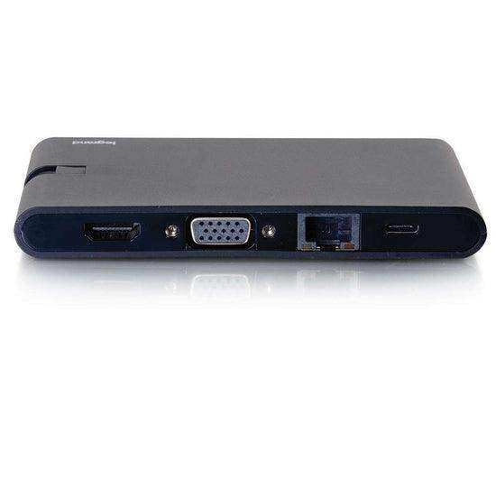 C2G CG26916 USB-C 9-in-1 Compact Dock with 4K HDMI, VGA, Ethernet, USB, SD Card Reader and Power Delivery Electronic Accessories C2G