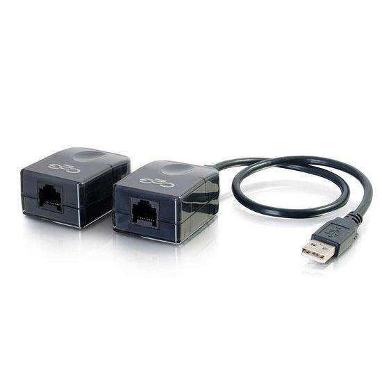 C2G CG29341 USB 1.1 Over Cat5 Superbooster™ Extender Dongle Kit Networking C2G