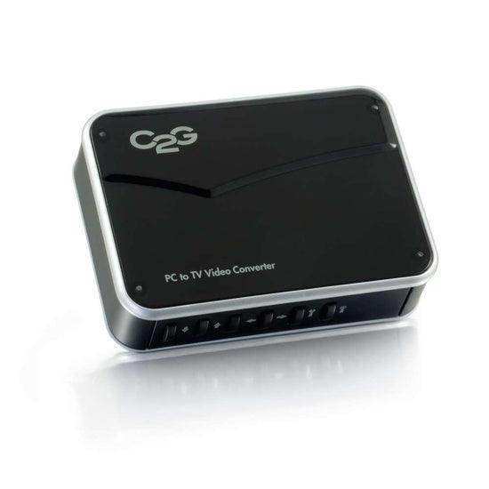 C2G CG29548 VGA to Composite PC-TV Video Adapter Audio & Video Cables C2G