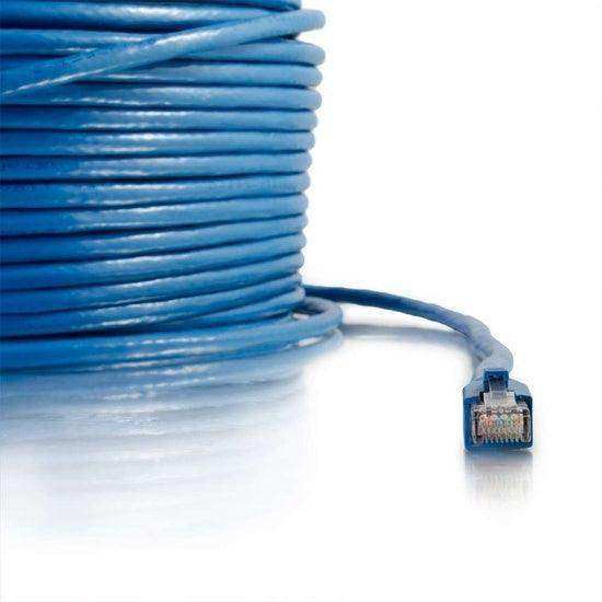 C2G CG43170 150 ft Cat6 Snagless Solid Shielded Ethernet Network Patch Cable (Blue) Audio & Video Cables C2G