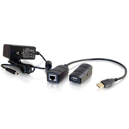 C2G CG54284 1-Port USB 2.0 Over Cat5/Cat6 Extender - up to 150 ft Audio & Video Cables C2G