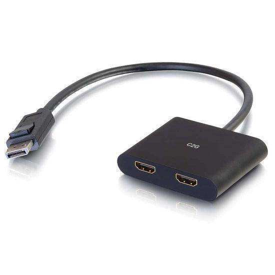 C2G CG54293 DisplayPort™ 1.2 to Dual HDMI® MST Hub - 4K Audio & Video Cables C2G