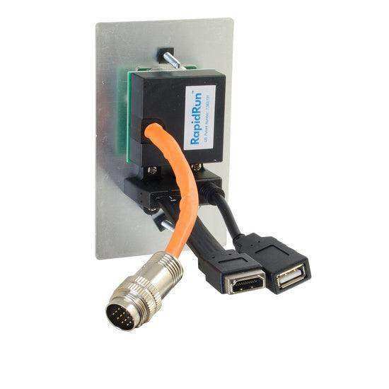C2G CG60171 RapidRun VGA plus 3.5mm plus HDMI and USB Pass Through Single Gang Wall Plate Audio & Video Cables C2G