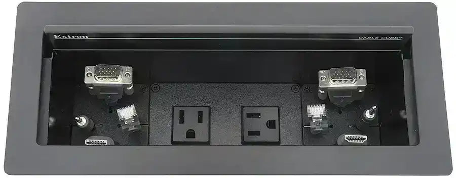 Extron Cable Cubby Retractor Bracket Kit – Triple 3 Retractor: CC 650/1202/1252/1402/1200C/525C/725C Video Conferencing Extron