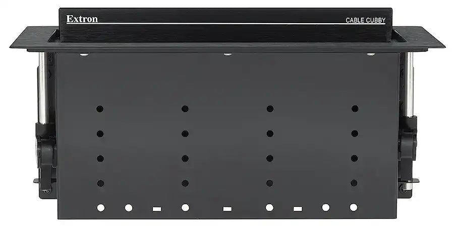 Extron Cable Cubby 1202 Brushed Aluminum-AC Module Not Included Collaboration Furniture Extron