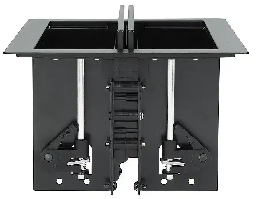 Extron Cable Cubby 1402 Brushed Aluminum AC Module Not Included Collaboration Furniture Extron