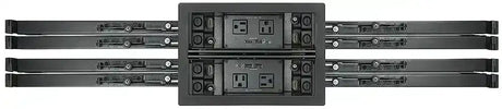 Extron Cable Cubby 1402 Brushed Aluminum AC Module Not Included Collaboration Furniture Extron