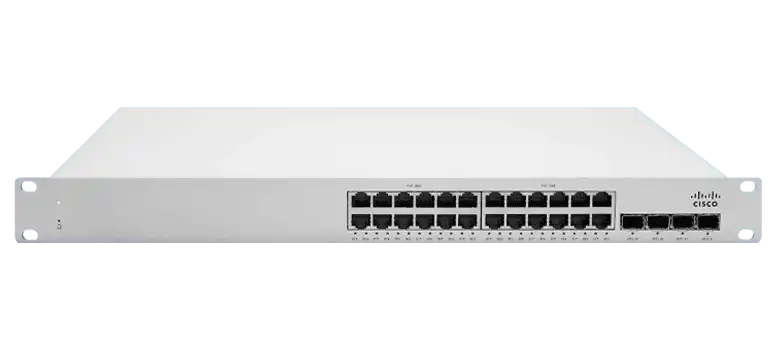 Cisco Meraki MS250-24P Layer 3 switch with optional PoE+ Networking Cisco