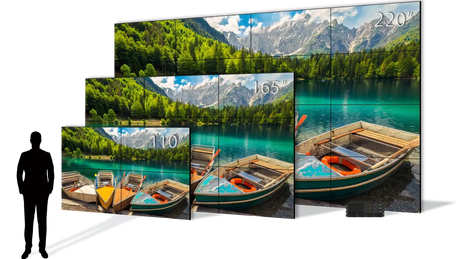 Planar Clarity Matrix G3 MX55X3 55in 1920x1080, 700 nit, 2.6mm LCD video wall system - 998-3281-00 Video Wall Planar