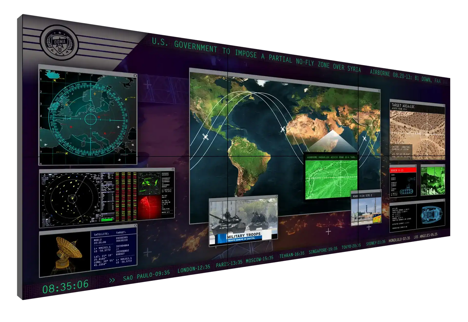 Planar Clarity Matrix G3 MX55X3 - ERO. 55in 1920x1080, 700 nit, 2.6mm LCD video wall system - 998-3285-00 Video Wall Planar