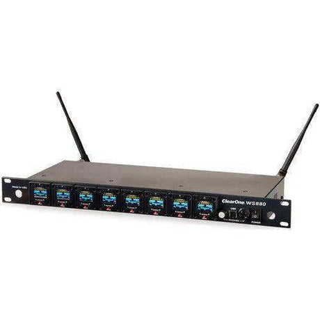 ClearOne 910-6000-408-C 4 Channel Wireless Receiver with RF band M550 (537-563 MHz) Audio Conferencing ClearOne