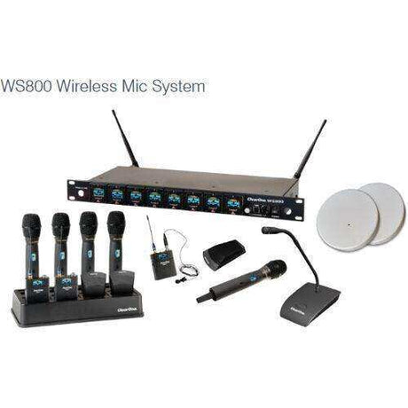 ClearOne 910-6000-808-C 8 Channel Wrless Receiver Audio Conferencing ClearOne