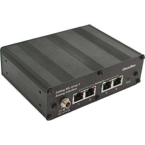 ClearOne 910-6200-103 Ceiling Mic Array Analog-X Interface Box Audio Conferencing ClearOne