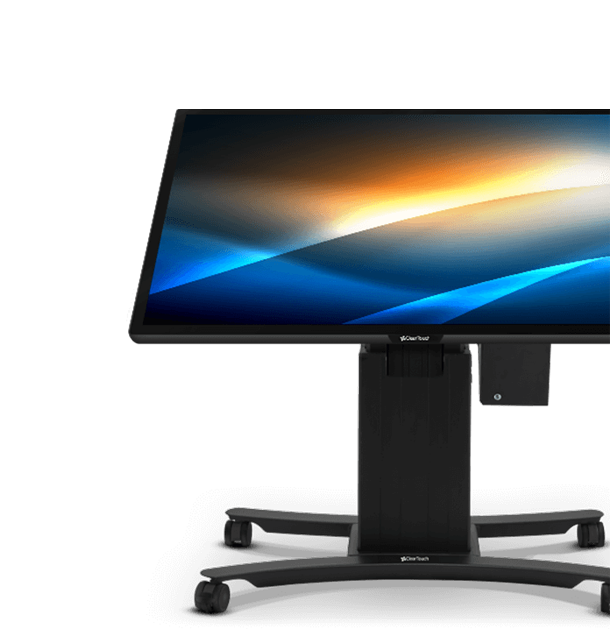 ClearTouch CTI-STAND-MINC Mini Convertible Mobile Stand (Motorized) AV Carts ClearTouch