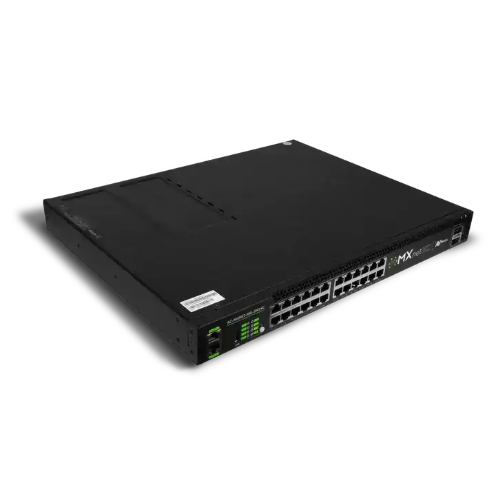 AVPro Edge 24X 10G Copper Managed Switch – PoE++ with Six 10G/25G SFP28 Video Transmitters AVPro Edge