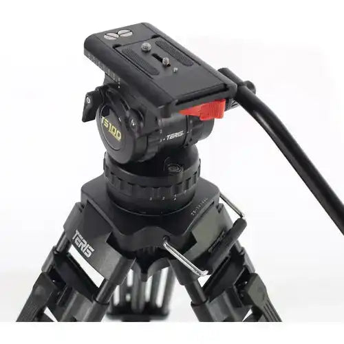 Teris TS50AL Aluminum Tripod and Fluid Head System Tripods Teris