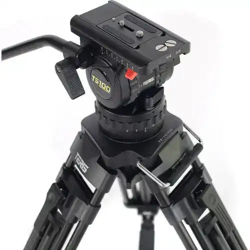 Teris TS50AL Aluminum Tripod and Fluid Head System Tripods Teris
