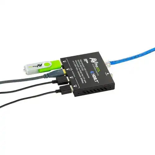 AVPro Edge USB 2.0 Point to Point Extender Kit over CAT5e--480mbps. TAA Compliant; Made in the USA Video Transmitters AVPro Edge