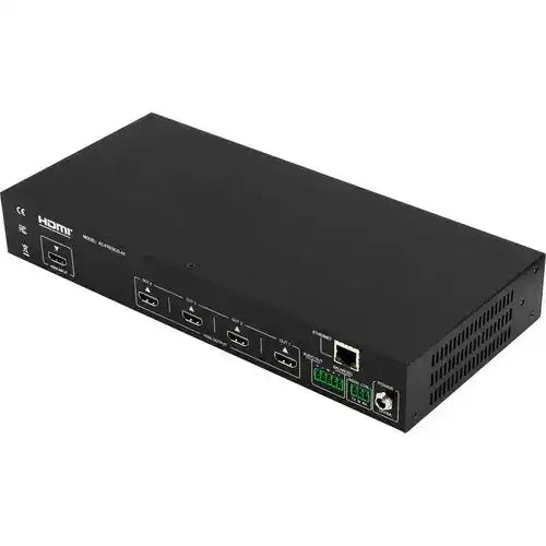 AVPro Edge 8K HDR 2x2 scaling video wall processor featuring VRR Video Transmitters AVPro Edge