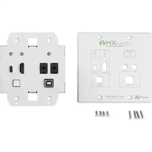 AVPro Edge MXnet Evolution II Wall Plate Encoder – Switchable HDMI & USB-C Inputs Video Transmitters AVPro Edge