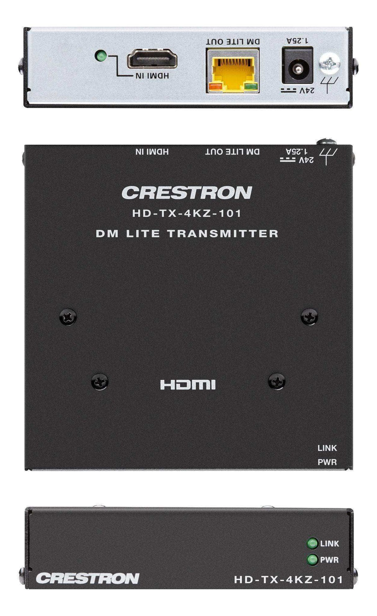 Crestron 2x1 DM® Essentials Scaling Auto-Switcher and Extender over CATx Cable - DM-EXT-1021 KIT Electronics Crestron